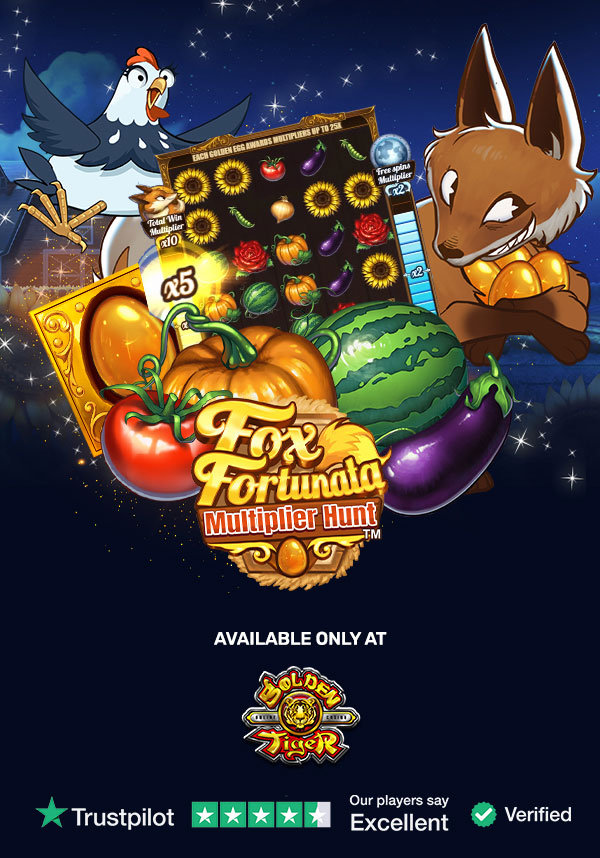 
                                Play it now --> Fox Fortunata: MULTIPLIER HUNT™, $1500 WELCOME BONUS. Turn on your images to see what you’re missing.
                                